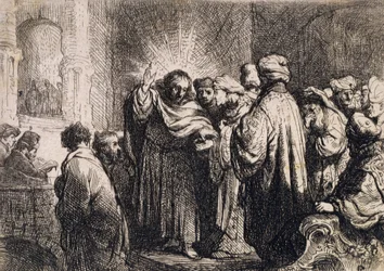 Cristo con gli Anziani, dal quaderno di ritagli di Michael Faraday